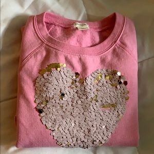Girls J. Crew scoop neck sweatshirt